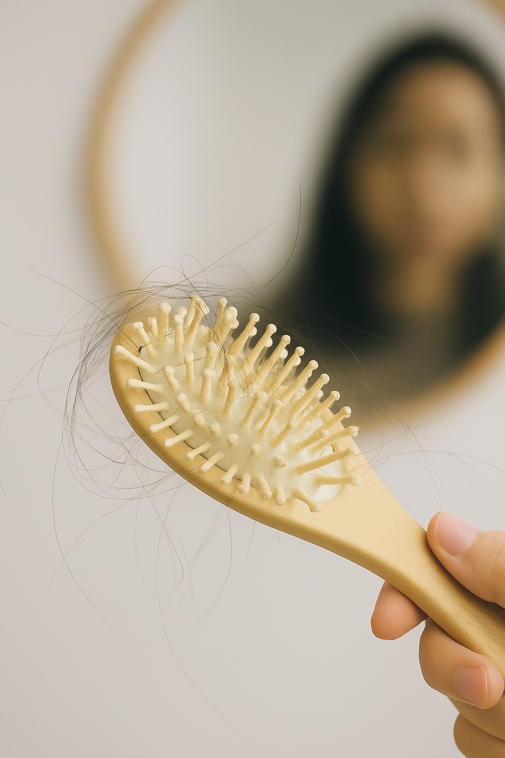 抜け毛が増えたときのヘアブラシの写真｜頭皮ケア・育毛ブログ
