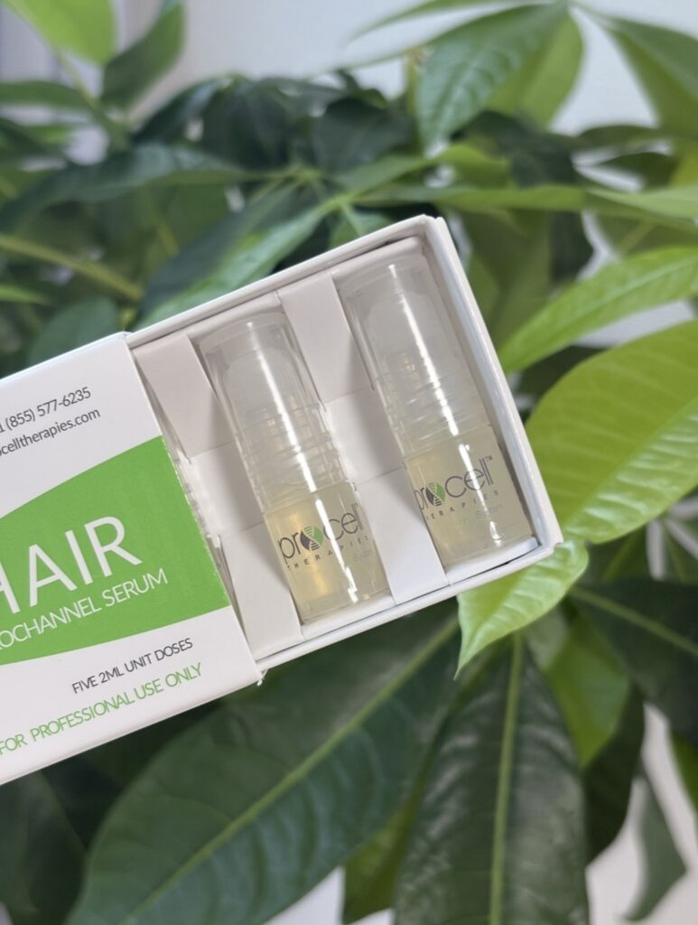 抜け毛や薄毛に悩む方向けの骨髄幹細胞由来成分を使用したプロセル頭皮用セラム