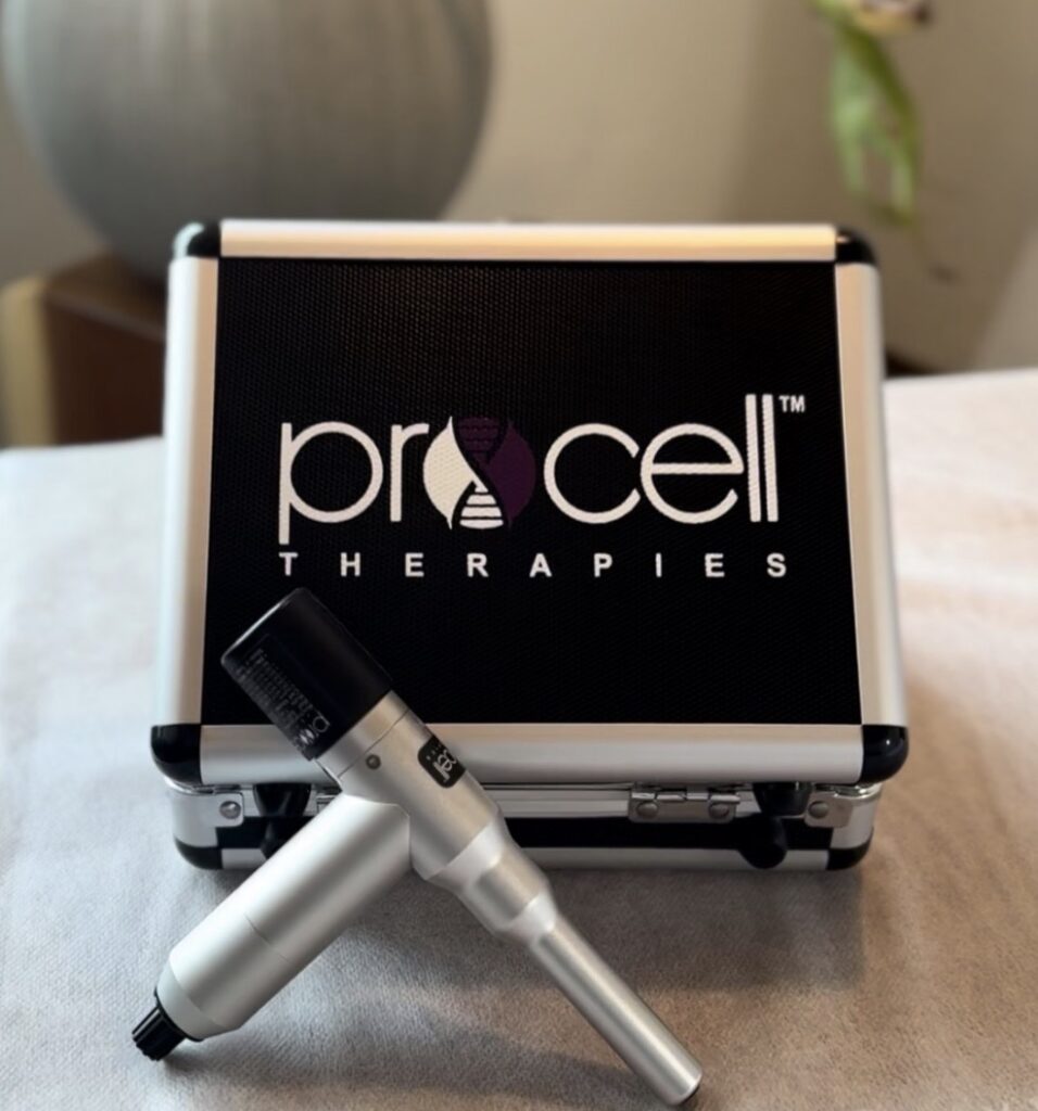 水戸市のプロセルセラピーズ正規導入サロンで使用する頭皮改善・育毛用施術機器